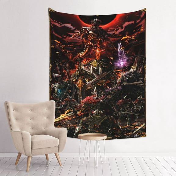 Elden Ring Tapestry Cool Tapestry Art Prints Wall Painting Artworks Tapestries Hanging Picture Gift Bedroom Home Decor 60x51in