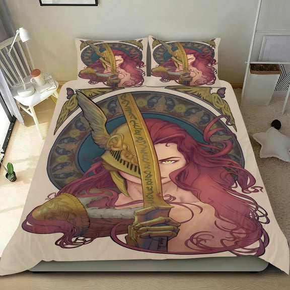 Elden Ring Themed Bed Sheet Set Three Piece Set 53x79 Inches Comfortable And Skin Friendly Unique Design Creating A Star Studded Night