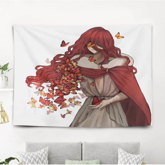 Elden Ring pattern wall hanging 50*60 inches high-quality peach skin velvet material classic and charming