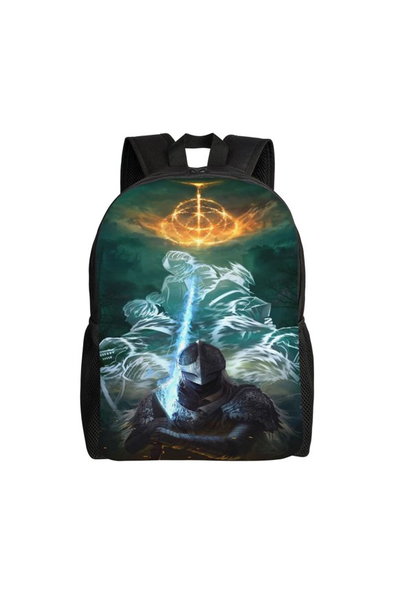 Elden Ringg Backpack 3d Graphics Travel Casual Laptop Backpack Waterproof Hiking Daypack For Men Women