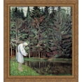 thumbnail image 1 of Elder (Abraham, the Servant of God) 28x30 Large Gold Ornate Wood Framed Canvas Art by Mikhail Nesterov, 1 of 2