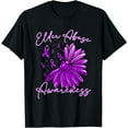 thumbnail image 1 of Elder Abuse Awareness Eldery Abuse Purple Ribbon Presents T-Shirt, 1 of 4