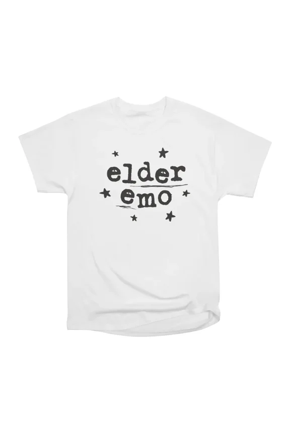 Elder Emo Grunge Black T-Shirt Tee Gift For Him Merch For Her Apparel For Friend