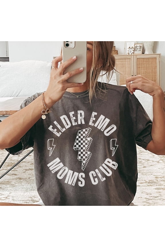 Elder Emo Moms Club TShirt Pop Punk Tee