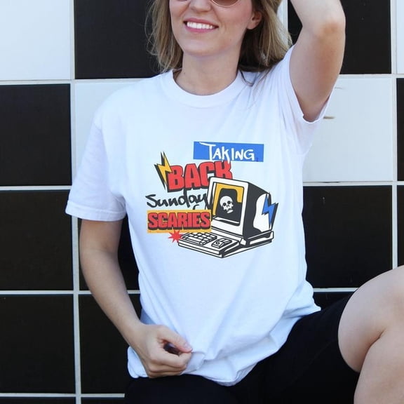 Elder Emo Shirt Sunday Scaries Ironic Tshirt Pop Punk Music Tee Scene Kid Screamo Concert Outfit Gift for Emo Girl Never a Phase Emo Mom