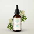 thumbnail image 1 of Elder Flowers Alcohol Herbal Extract Tincture, Super-Concentrated Organic Elder Flowers (Sambucus Nigra) Dried Flowers 2 oz, 1 of 7