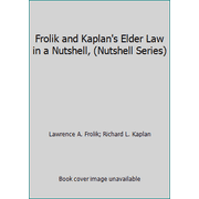 Pre-Owned Elder Law in a Nutshell (Paperback) 0314167773 9780314167774