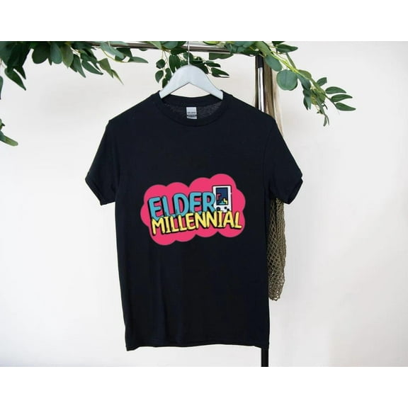 Elder Millennial Gamer T-Shirt for Tetris Fans, for men & women, up to size 5XL