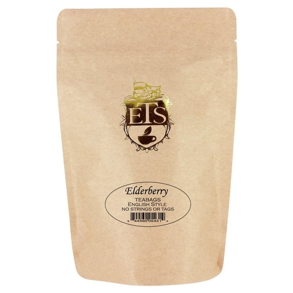 English Tea Store - elderberry tea bags | Medium Caffeine | High Antioxidant Content | Fresh & Berry Flavor | Perfect Hot or Iced Tea | Natural Flavors | Clean Taste | 25ct