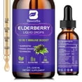 thumbnail image 1 of Elderberry Syrup | Elderberry Liquid Drop | Immune Boosters Support Supplement for Adults| | 2 Fl Oz, 1 of 7