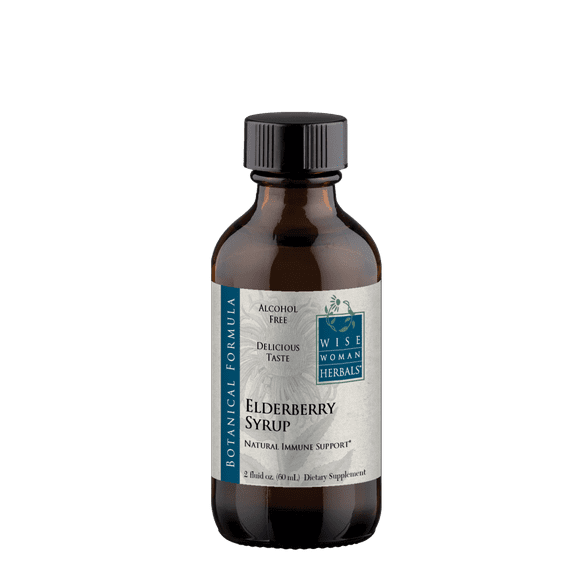 Elderberry Syrup (Sambucus) - Wise Woman Herbals Extra Strength 3:1 Extract - Supports Healthy Immune System Function - 2 oz