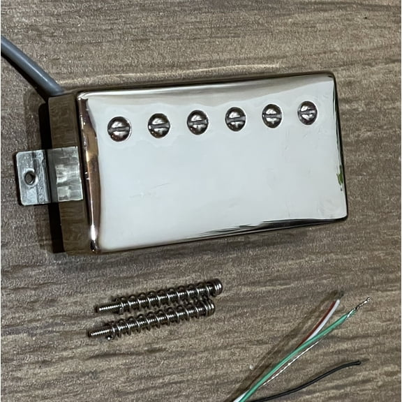 Elderbucker PAF Neck Alnico Humbucker Guitar Nickel Silver Cover 4C