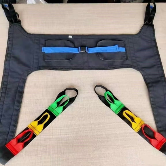 Elderly Bed Wheelchair Spreader Sitting Transfer Belt Disabled Lift Sling Assistant Rehabilitation Move Strip Divided Leg Sling