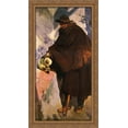 thumbnail image 1 of Elderly Castellano Pouring Wine 22x40 Large Gold Ornate Wood Framed Canvas Art by Joaquin Sorolla, 1 of 2