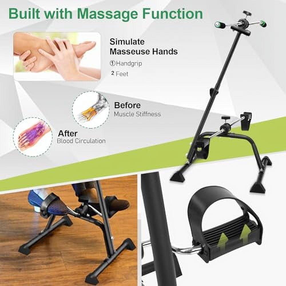 Elderly Exercise Bike, Adjustable Pedal Exercise Equipment for Seniors ...