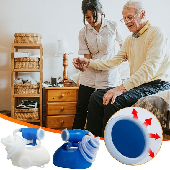 Elderly Men's Night Thickened Urinal, 2000ml Capacity, Perfect for Home and Travel Use