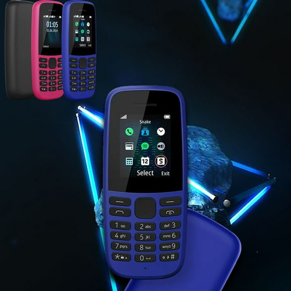 Elderly Mobile Large Voice Phone Large Button Multi-function Mobile Phone Large Capacity Phone For The Elderly with Silicone Cover Blue