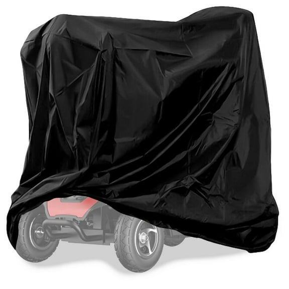 Elderly Mobility Scooter Cover, 210D Wheelchair Waterproof Rain Protection Storage Cover for Travel, Lightweight Outdoor Mobility Scooter Storage Cover 55 x 26 x 36 inch