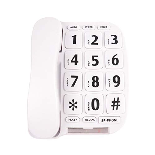Elderly Phones Landline Telephone with Large Numbers Senior Phone for