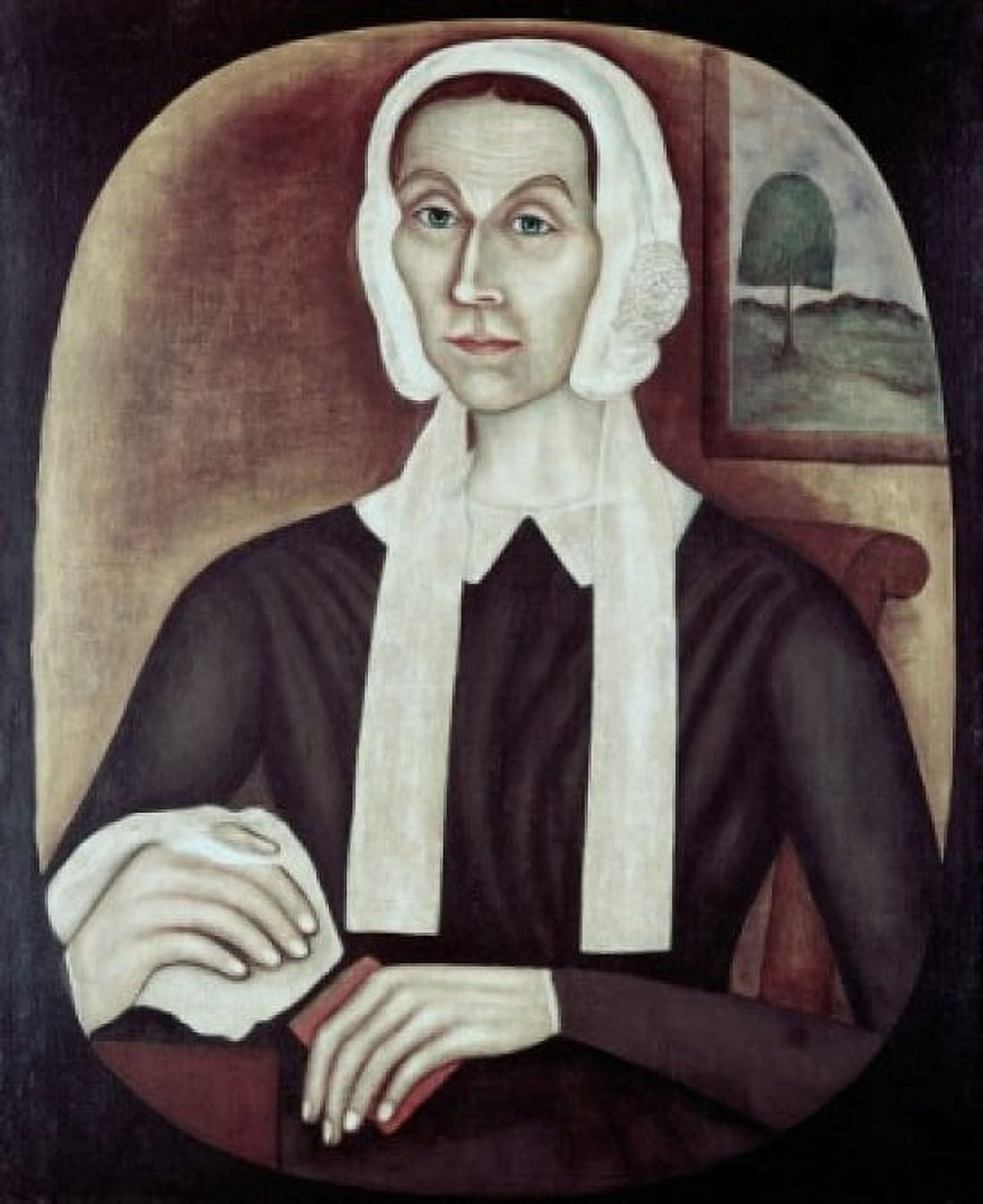 Elderly Quaker Woman Artist Unknown Garbisch Collection Canvas Art - (18 x 24)
