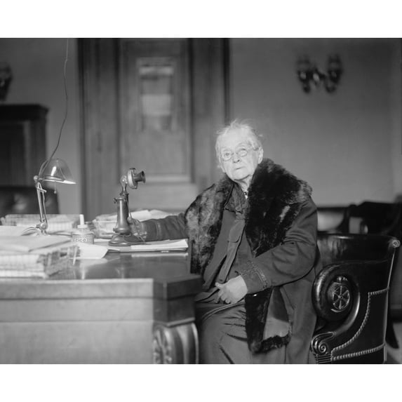 Elderly Rebecca L. Fenton History Poster Print