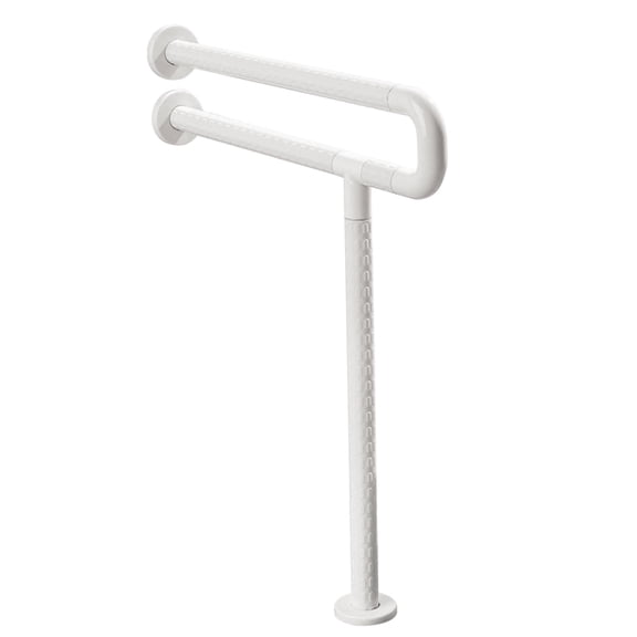 Elderly Support Rails Nonslip Toilet Safety Rails Bathroom Assist Rod Safety Handrails with Fluorescent Circles Enduring