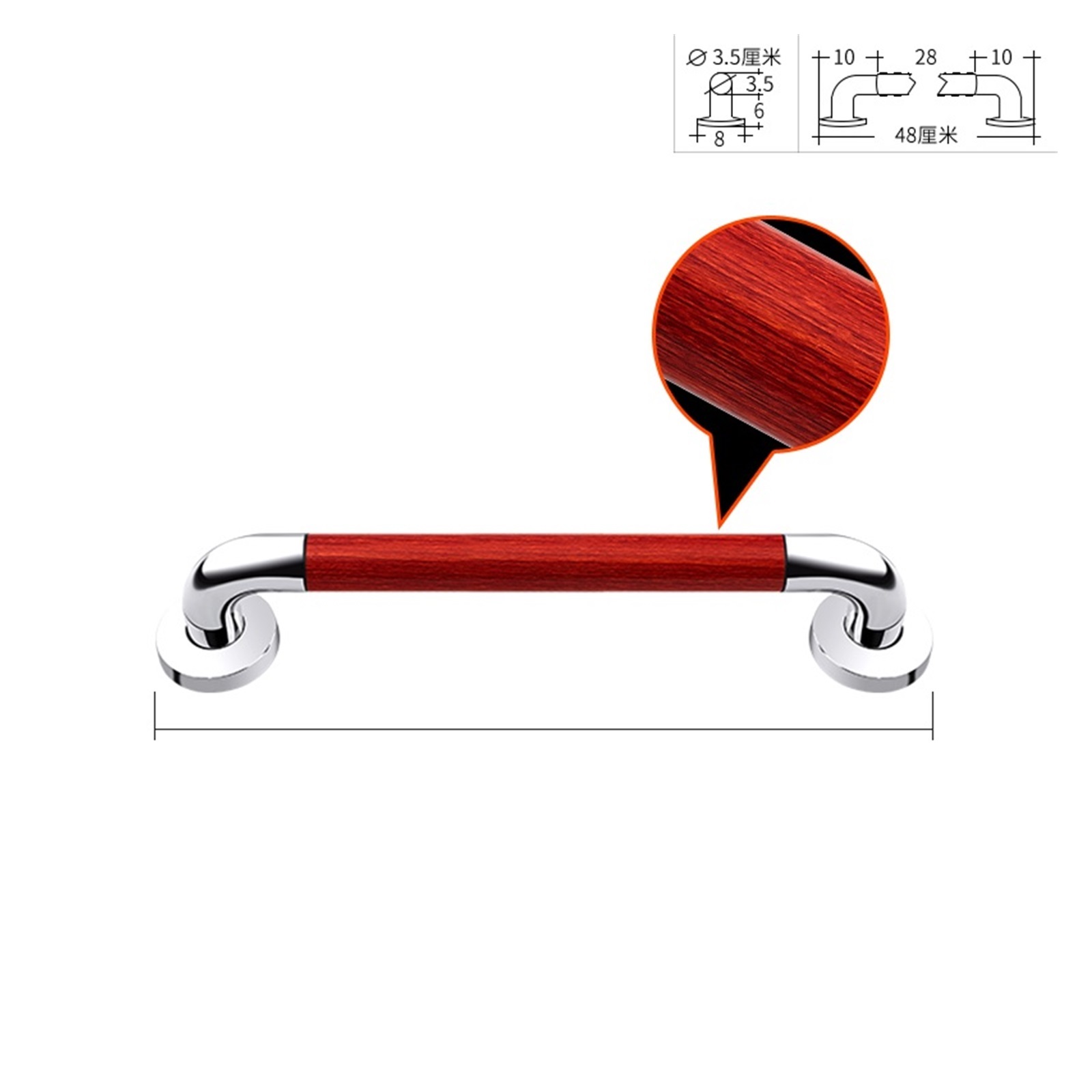 Elderly Support Shower Handle Disability Handicap Bathroom Support