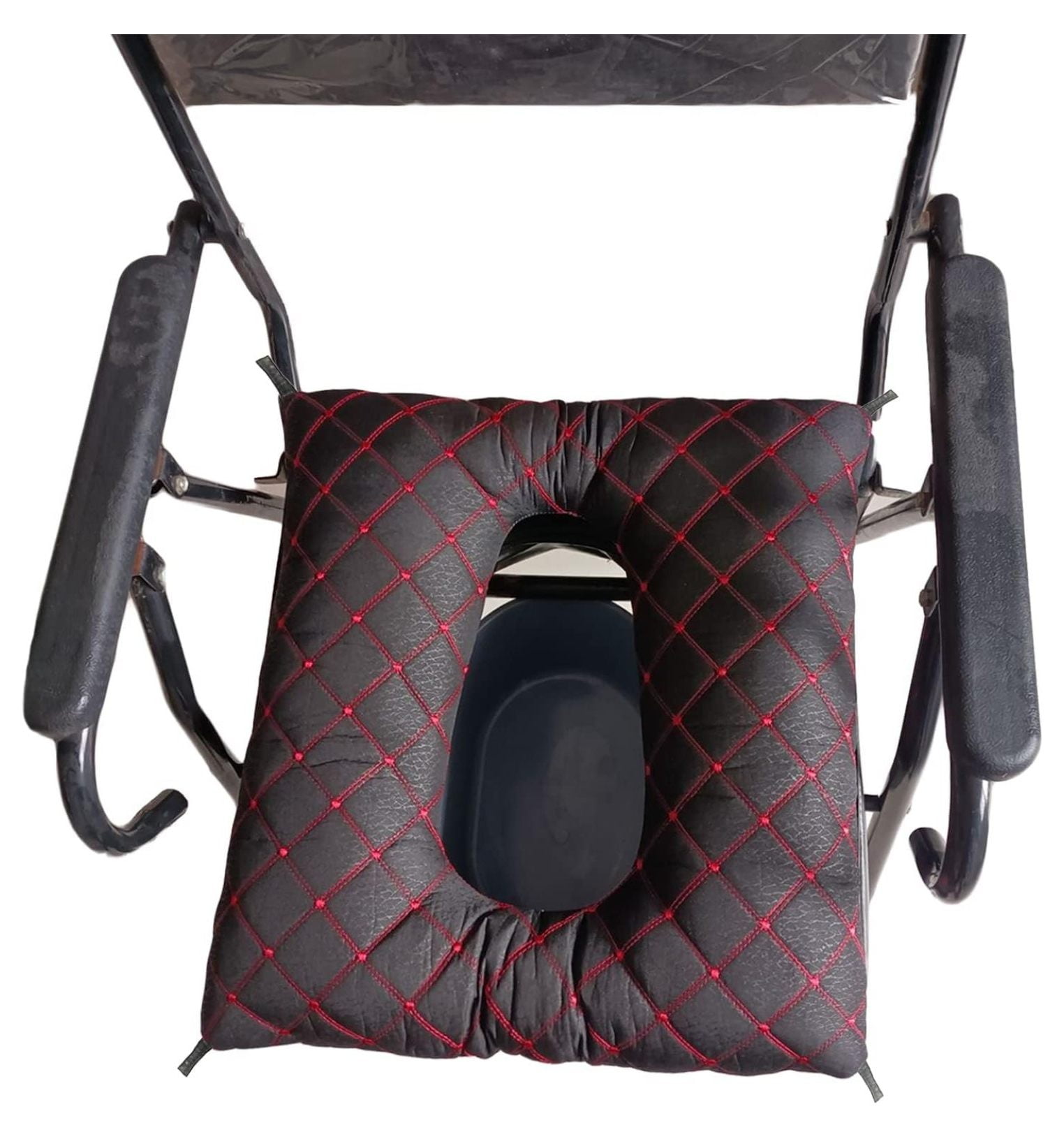 Elderly Toilet Seat Cushion, Winter Antidecubitus Warm Commode Wheelchair Pad for Pressure Sore