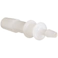 thumbnail image 1 of Eldon James C4-2HDPE Natural High Density Polyethylene Reduction Coupler, 1/4" Hose Barb to 1/8" Hose Barb (Pack of 10), 1 of 2