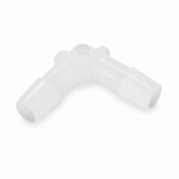 Eldon James Elbow,PVDF,Barbed3/8",Barbed3/8",PK5 L0-6NK