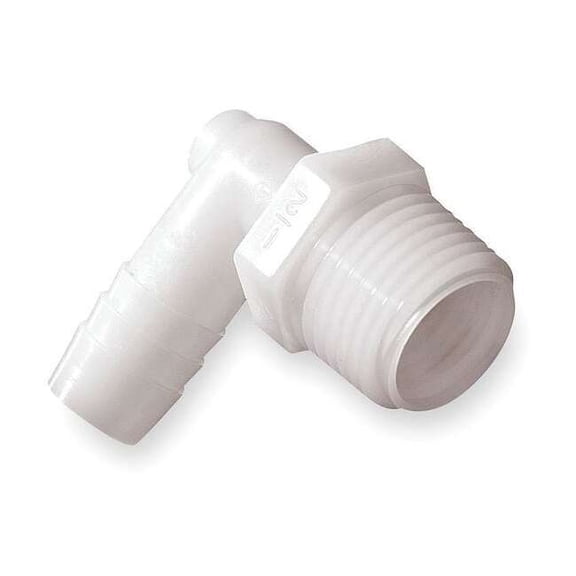 Eldon James 1/8" Barbed x MNPT 90 Degree Elbow PK 10 L2-2WP