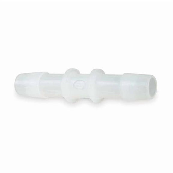 Eldon James Straight Coupler,1/8 In,Barbed,HDPE,PK10 CO-2HDPE