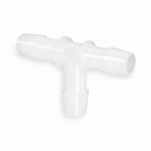 Eldon James Tee,PVDF,Barbed1/4in,PK5 T0-4NK
