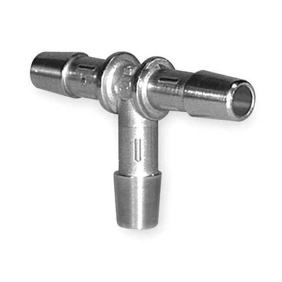 Eldon James 1/8" Barbed 316L SS Tee Sch 10 TO-2SS