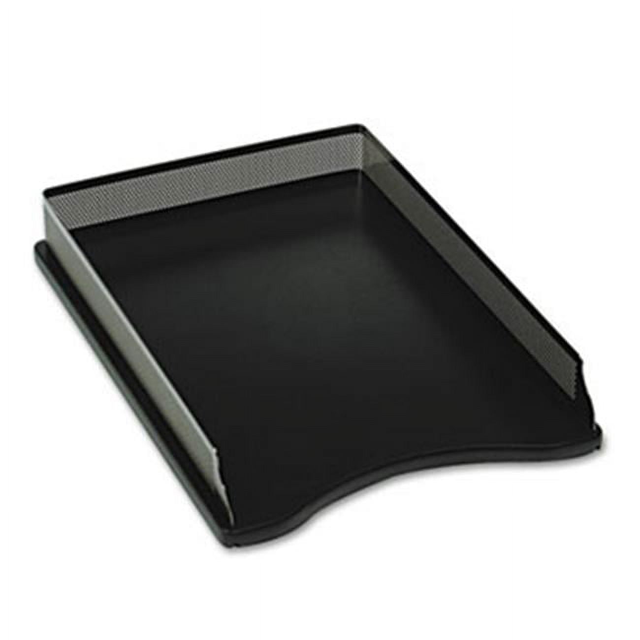 Eldon Office Products E22615 Distinctions SelfStacking Desk Tray, Metal/Black