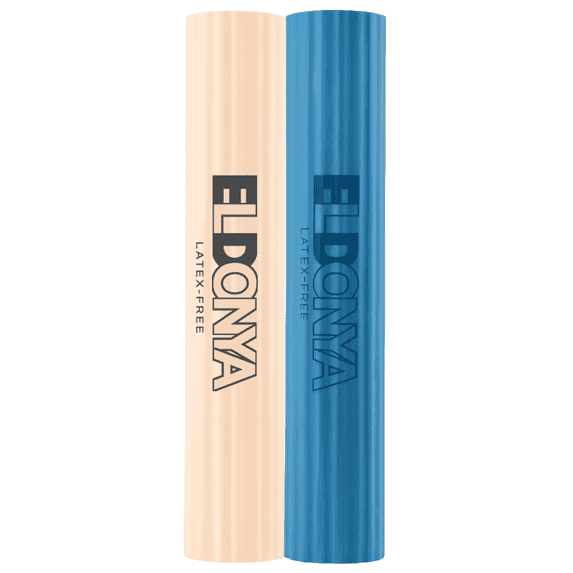 Eldonya Flex Therapy Bar – Resistance Twist Bar for Physical Therapy, Tennis Elbow, Golfer’s Elbow, Tendonitis Relief, Wrist & Forearm Rehab, Improve Grip Strength (Beige&Blue)