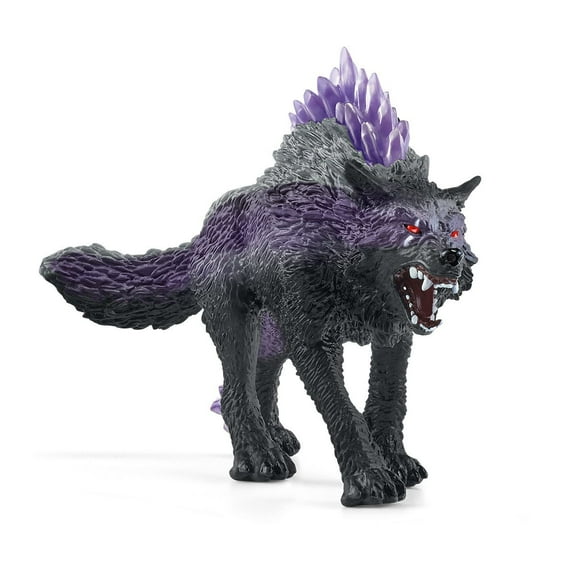 Schleich Eldrador Creatures - 7" Shadow Wolf Figurine - Fun Fantasy Animal Figure for Imaginative Play - Durable Black Beast Toy - Cool Monster Toys for Kids Ages 7+ | 42554