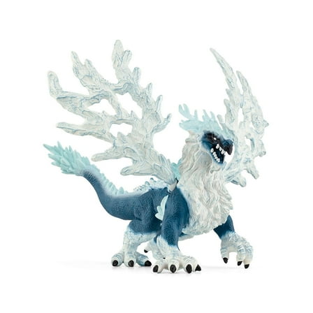 Schleich Eldrador Creatures 11” Ice Dragon Toy Figure with Flexible Wings