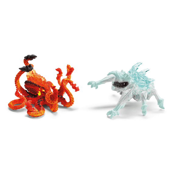 schleich 70826 Ice Bug vs. Fire Kraken, from 7 years ELDRADOR CREATURES - Figurine, 31 x 16 x 18 cm