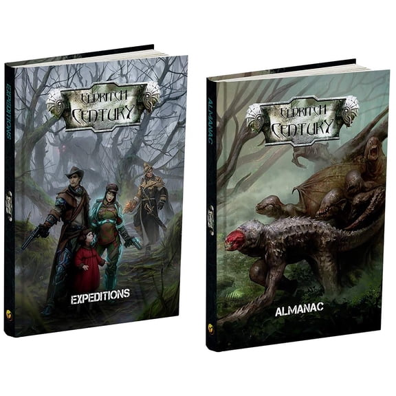 Eldritch Century: Expeditions & Almanac Premium Slipcase - 2 Hardcover RPG Books, Draco Studios