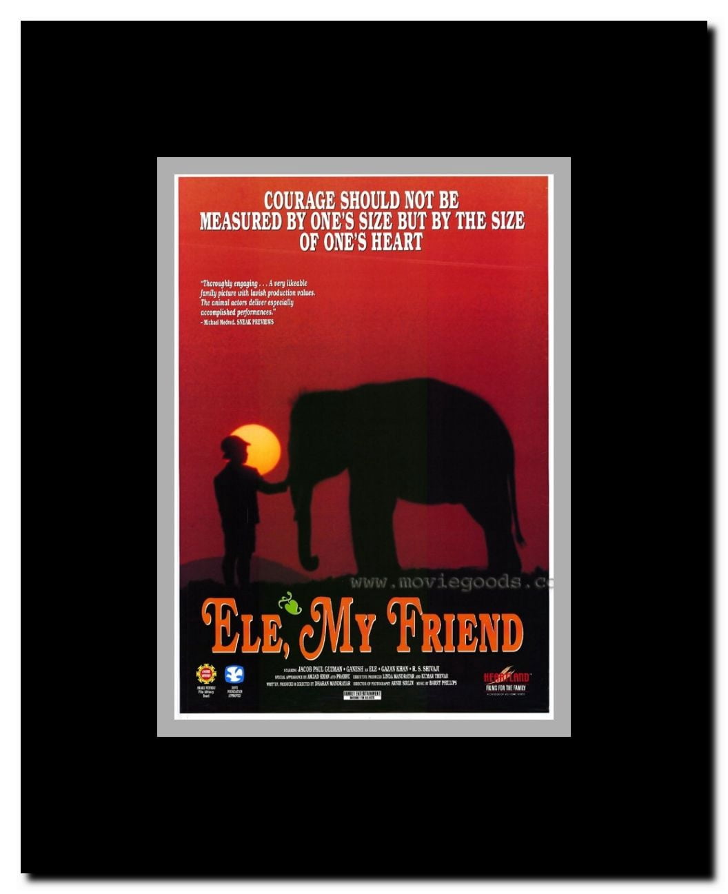 Ele My Friend Framed Movie Poster