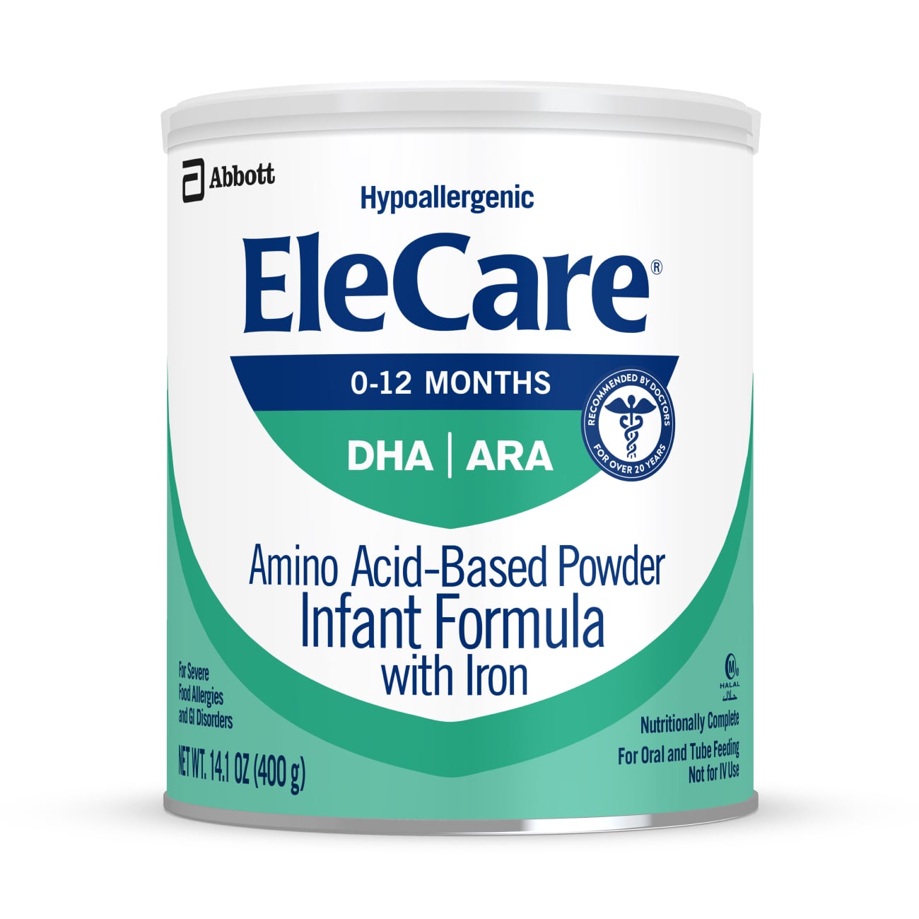 Enfamil PurAmino Toddler DHA and ARA Hypoallergenic Formula, Powder, 14
