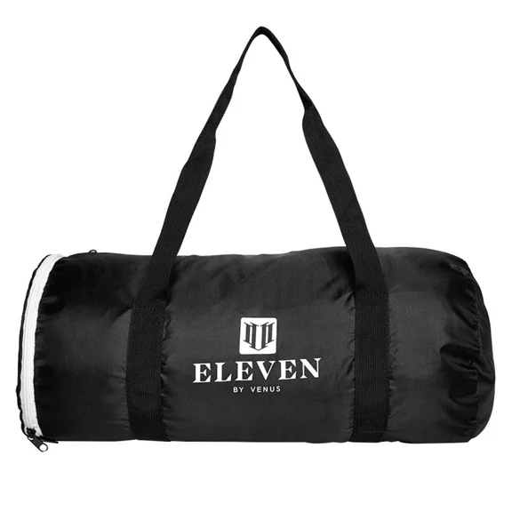 EleVen by Venus Duffle Bag Williams Foldable BLACK Gym Workout Lightweight