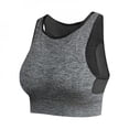 thumbnail image 1 of EleaEleanor Light Support Strappy/Lace-up/Camisole/High Neck Sports Bra for Women, Wirefree Workout Yoga Bra, 1 of 6