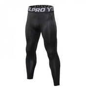 EleaEleanor Men's Thermal Compression Pants Athletic Sports Leggings Running Tights Cold Weather Winter Warm Base Layer Bottom