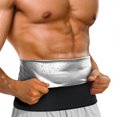 thumbnail image 1 of Eleady Waist Trimmer for Men Weight Loss,Stomach Trainer Sweat Workout Shaper,Neoprene-Free Slimming Sauna Belt(Black 3X-Large), 1 of 7