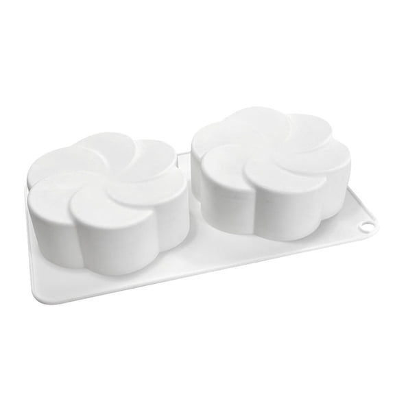 Eleagnt Fan Shape Flower Designs Silicone Molds Perfect For Cakes And Pastries