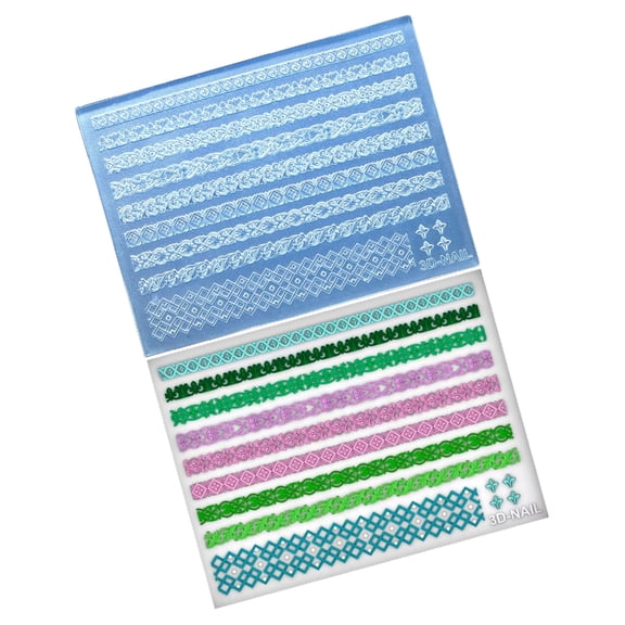 Eleagnt Nails Art Decoration Silicone Nails Art Mold for Craft Creation and Pattern Options in Crafting