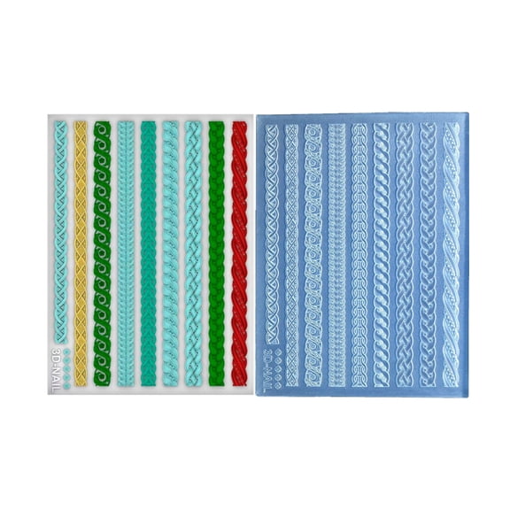 Eleagnt Nails Art Decoration Silicone Nails Art Mold for Craft Creation and Pattern Options in Crafting