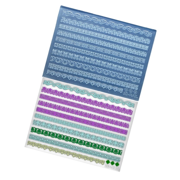 Eleagnt Nails Art Decoration Silicone Nails Art Mold for Craft Creation and Pattern Options in Crafting